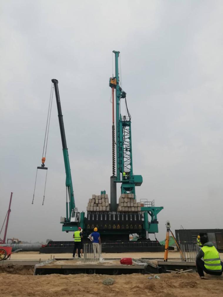 创下纪录！山河智能引孔式静力压桩机首次应用于高铁项目